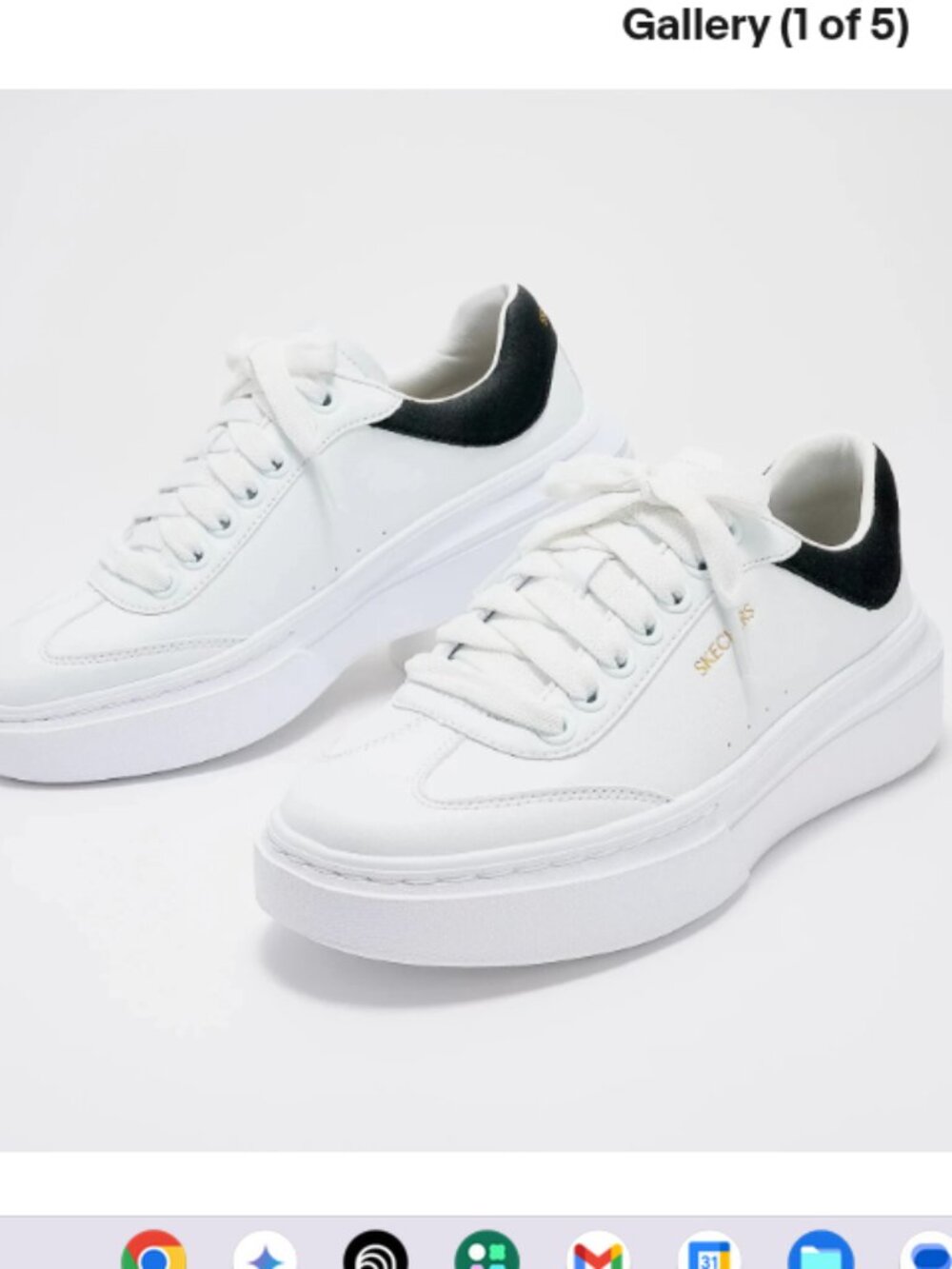 Skechers Cordova Classic Lace-Up Sneakers-Best Behavior-White/Black-10M-A602296